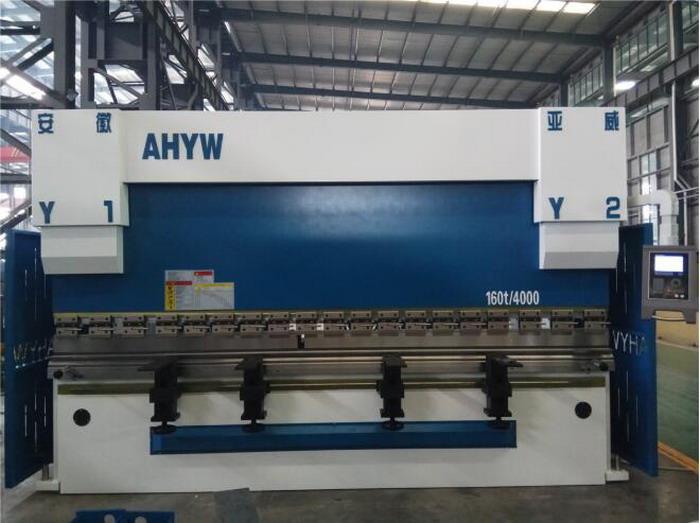 China Yawei made 160T4M CNC sheet metal bending machines DELEM DA52S controller