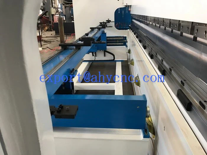 300t6m large metal bending fingers moving on dual linear guide AHYW Yawei delem da58t 2d graphical controller