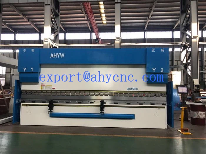 AHYW Yawei 5 Axis 300T6M CNC Press brake China suppliers DELEM DA58T