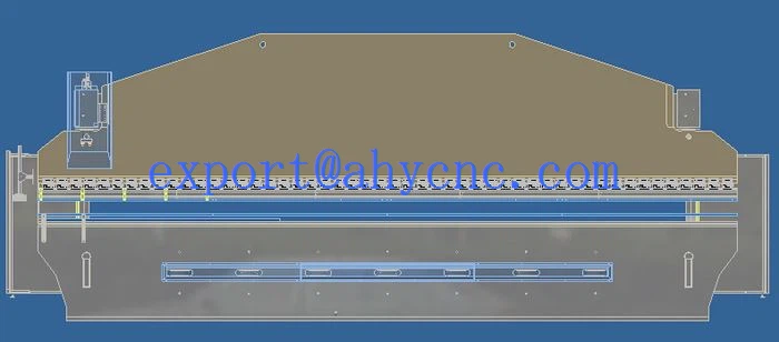 AHYW Yawei 10m 11m 12m cnc press brakes DELEM DA58T DA66T 2D controller