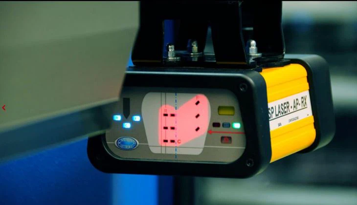 DSP AP Laser MCS Italy safety 6 Axis CNC Synchro press brake 400T4M guarding system