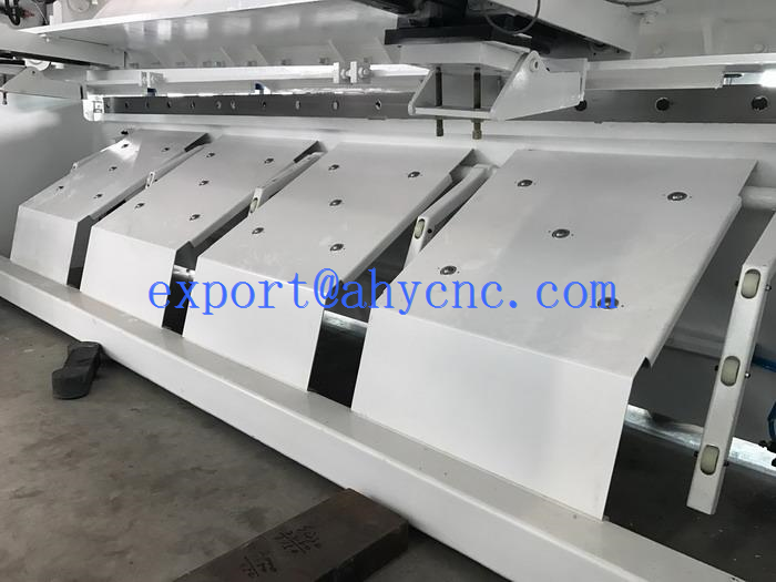 Pneumatic sheet follower for cutting thin plate Yawei 6mm cnc guillotine shear made in china factory