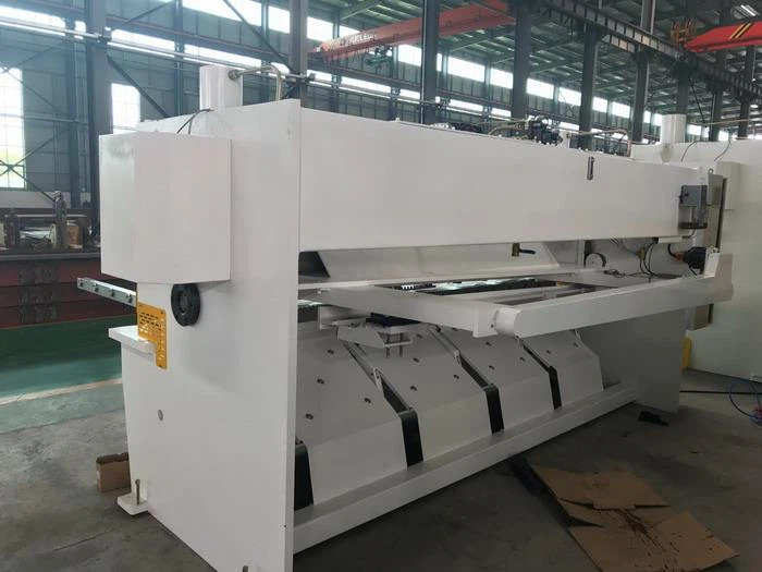 Yawei china made 3m cnc sheet metal guillotine shear Italy ESA S625 CNC controller 6mm cutting machine