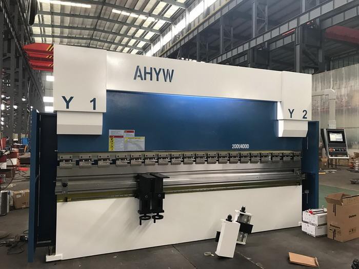 China AHYW Yawei PBH 200T4M 4 axis CNC Press brakes DELEM DA53T Touch screen controller