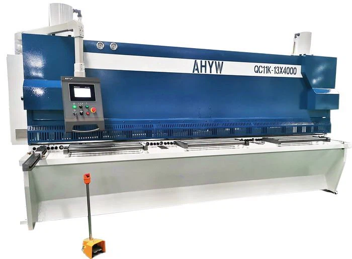 AHYW Yawei 4m CNC Metal Guillotine Shear 13mm